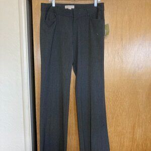 Gray Michael Kors Wide Leg Dress Pants